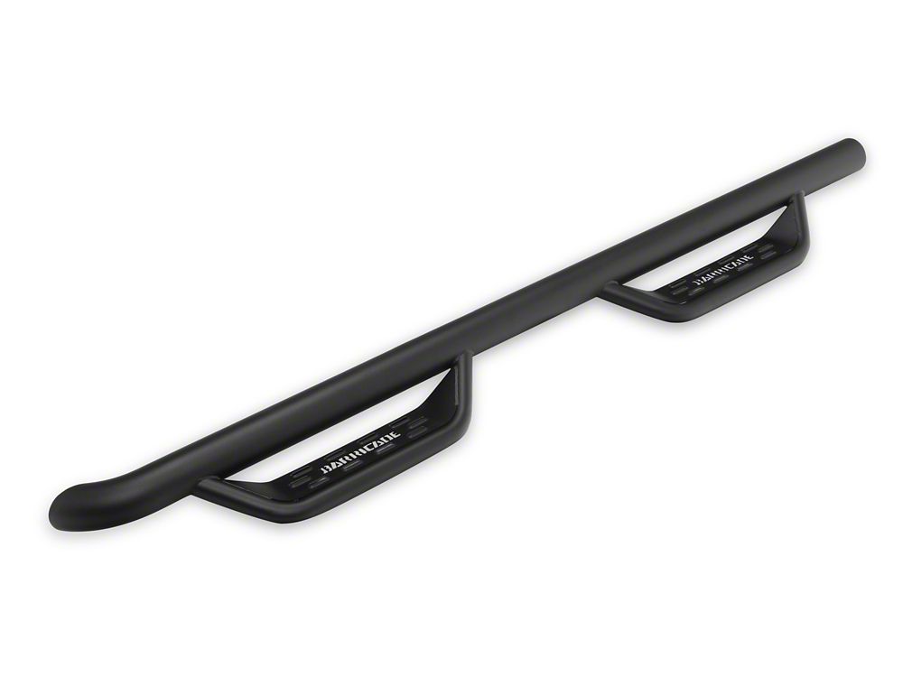 Barricade Tubular Drop Steps; Fine Textured Black Finish (22-25 Tundra Double Cab)