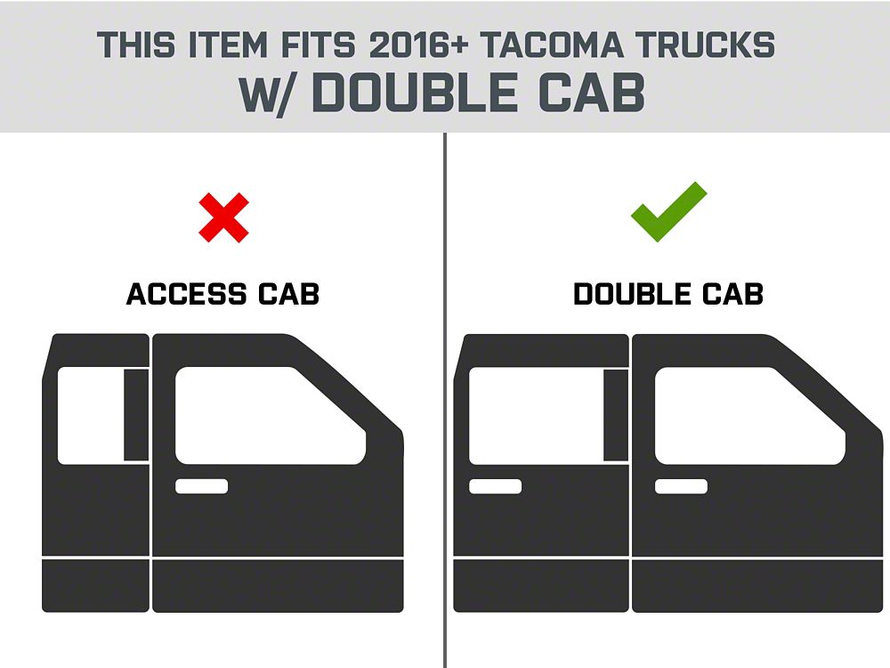 Barricade HD Drop Side Step Bars (05-23 Tacoma Double Cab)