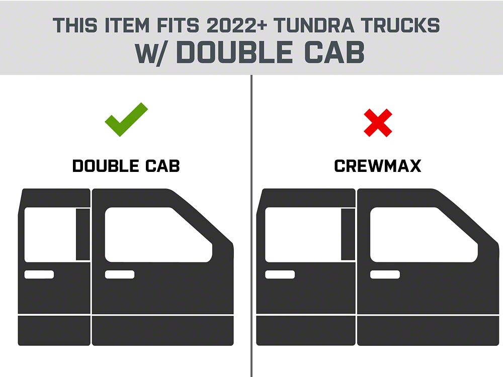 Barricade PNC Side Step Bars; Textured Black (22-25 Tundra Double Cab)