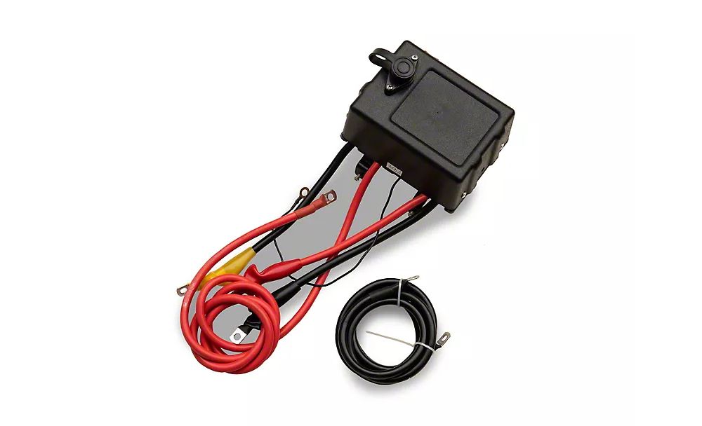 Barricade 10,000 lb. Winch with Synthetic Rope (Universal; Some Adaptation May Be Required)